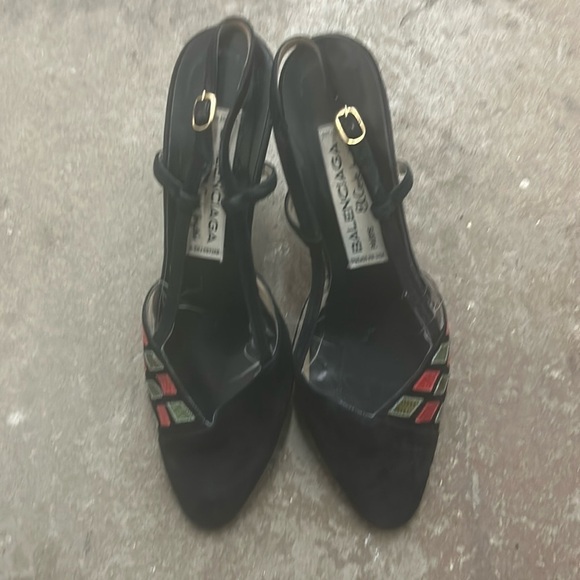 Vintage balenciaga pointy toe heels - Picture 1 of 6